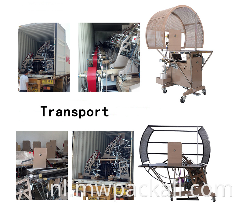 schoenendoos bundelmachine/golfkarton bundelband machine/bindmachine;